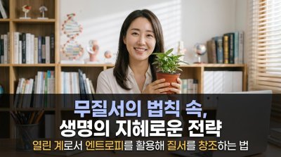 생명, 엔트로피 법칙을 '극복'하는 대신 '활용'하다