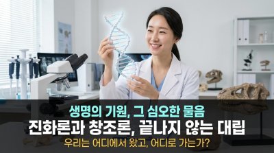 진화론과 창조론, 그 끝나지 않은 논쟁 – 우리는 어디에서 왔을까?