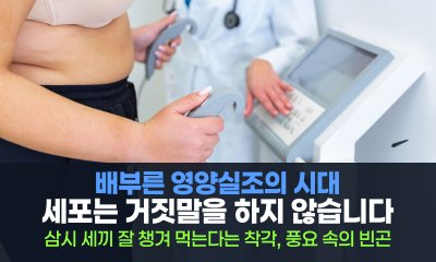 배부른 영양실조의 시대, 당신의 피로는 ‘밥심’이 부족해서가 아닙니다