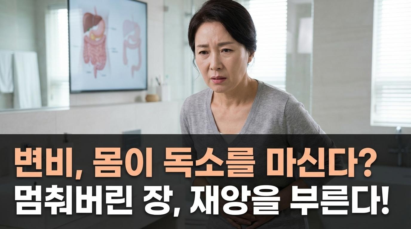 매일 화장실 못 가면, 몸이 썩는다: 변비는 단순한 불편함이 아닌 '독소 자가 중독'이다
