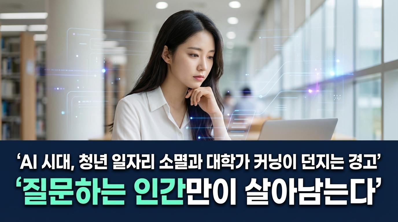 AI 시대, 청년 일자리 소멸과 대학가 커닝이 던지는 경고: 질문하는 인간만이 살아남는다
