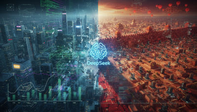 딥시크, AI 거품 붕괴의 주범인가? '디지털 철의 장막' 뒤 숨은 승자인가?